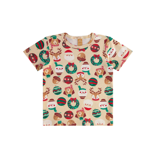 Pijama: Camiseta + Shorts Niños Abstracto - Up Baby