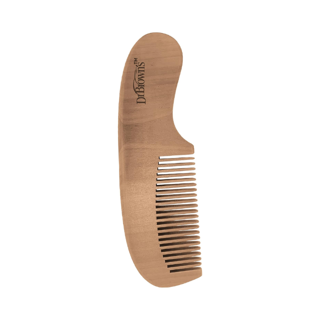 Set De Cepillo Y Peine Cerdas Suaves De Madera - Dr. Browns