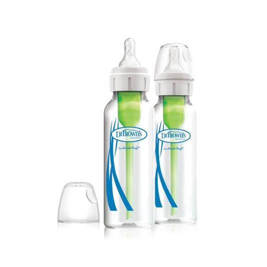 Set x2 Biberones Options Vidrio B/S | 8Oz. - Dr. Bronws