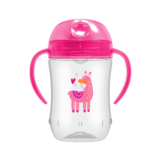 Vaso Con Asas B/ Suave Antiderrame | Rosa - Dr. Browns