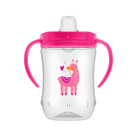 Vaso Con Asas B/ Suave Antiderrame | Rosa - Dr. Browns