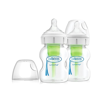 Set x2 Biberones de B/A Polipropileno 5 Oz | Transparente - Dr. Browns