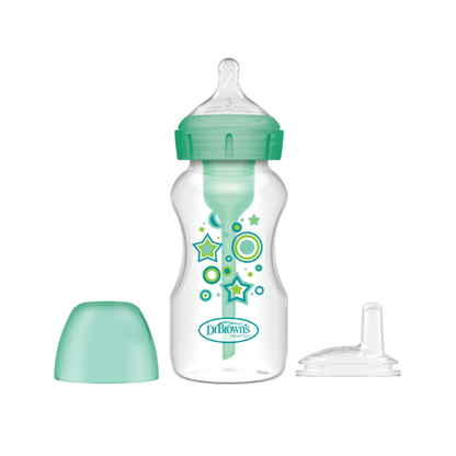 Kit Biberón Transición B/A 9 Oz | Verde - Dr. Browns