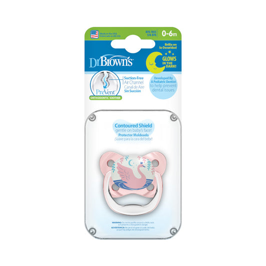 CHUPON TAPA CISNE ROSA 0-6M BRILLA EN LA OSCU