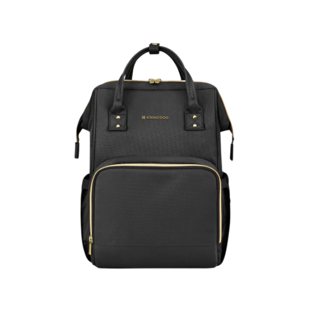 Pañalera Siena | Negro Dorado - Kikkaboo