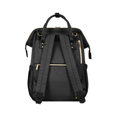 Pañalera Siena | Negro Dorado - Kikkaboo