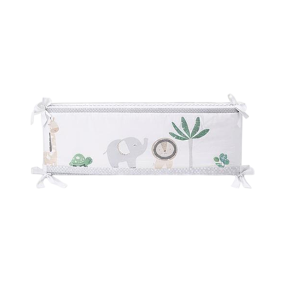 Protector De Barrotes Para Cuna | Jungla Neutral Leon Y Girafa Belezza
