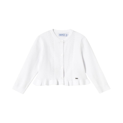Rebeca Tricot Larga Blanco - Mayoral
