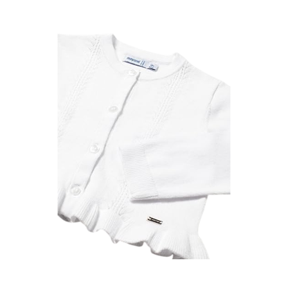 Rebeca Tricot Larga Blanco - Mayoral