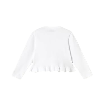 Rebeca Tricot Larga Blanco - Mayoral