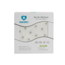 Sabanas Para Pack and Play Soles Pistachos -  Monchitos