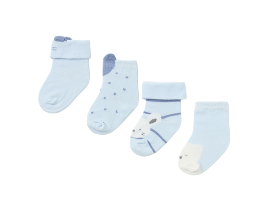 Set 4 Calcetines Rosa Baby Mayoral