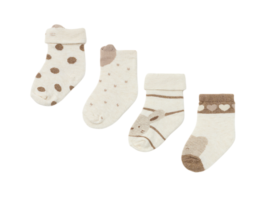 Set 4 Calcetines Rosa Baby Mayoral