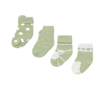Set 4 Calcetines Rosa Baby Mayoral
