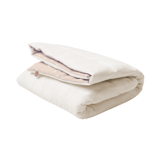 Set 6pz. Muselina Ropa de Cama | Crudo y Semillas B4 Baby