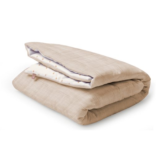 Set 6pz. Muselina Ropa de Cama | Habano y Semillas B4 Baby