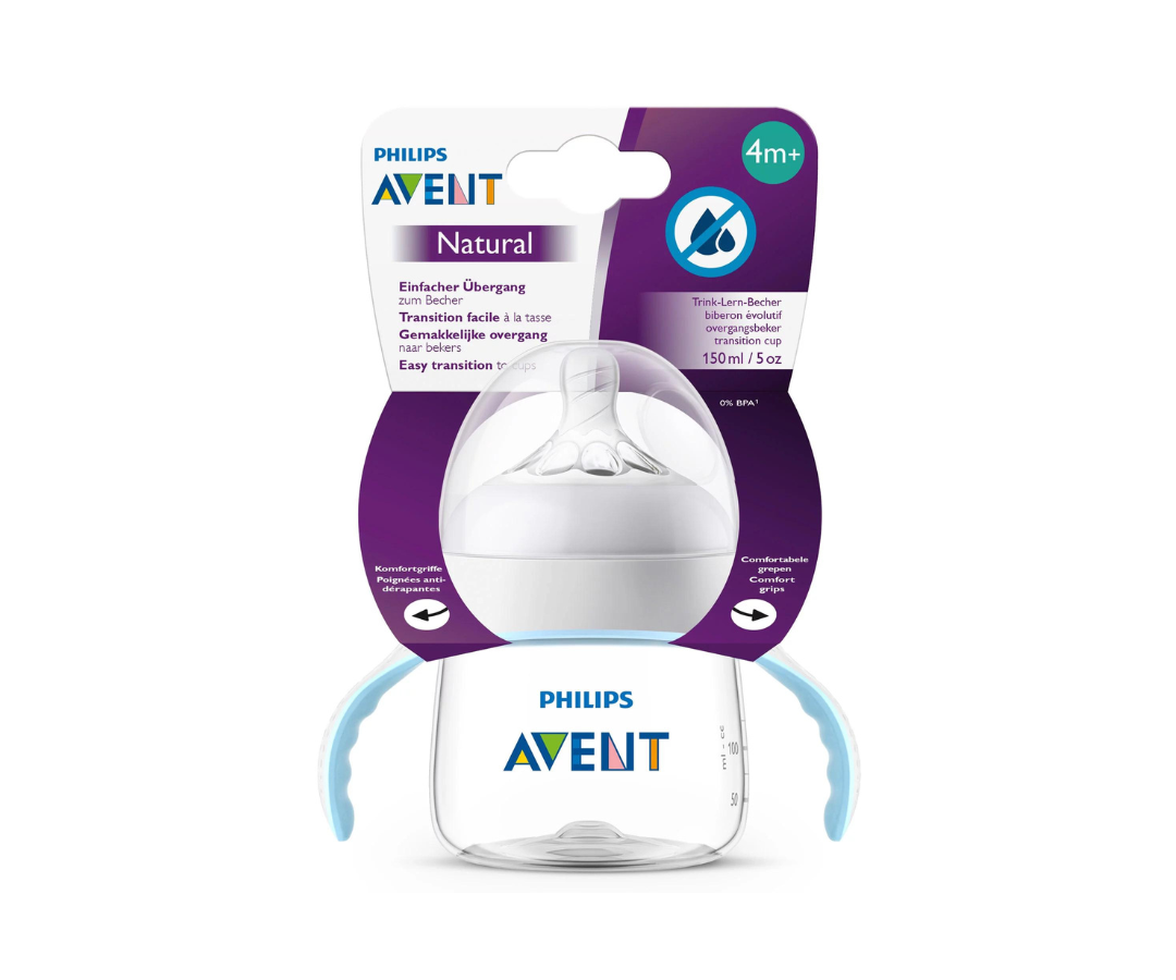 KIT TRANSICION BIBERON A VASO NATURAL 150ML AVENT