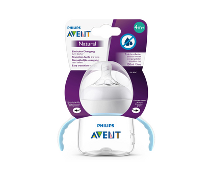 KIT TRANSICION BIBERON A VASO NATURAL 150ML AVENT