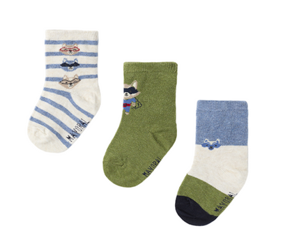 Set 3 De Calcetines "Super M" Pizarra Mayoral
