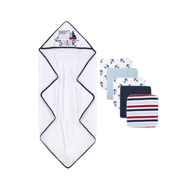 Set de Toallas x5 | Marinero Azul - Ad Sutton