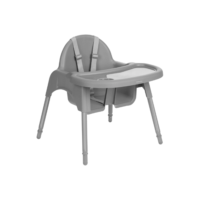 Silla De Comer 2 en 1 Jammy | Gris - Kikkaboo