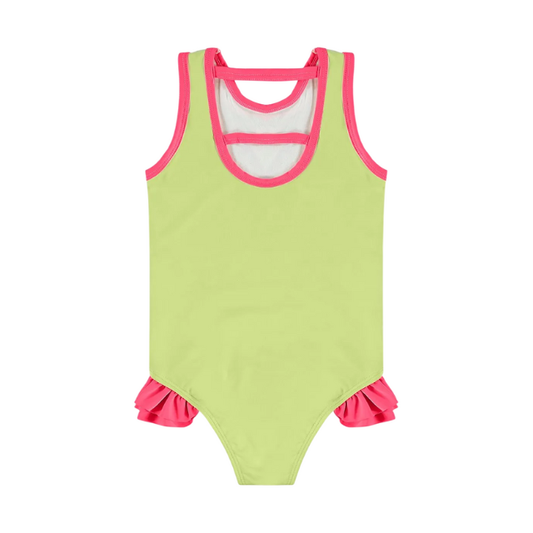 Traje de Baño Niñas Verde Lima - Up Baby