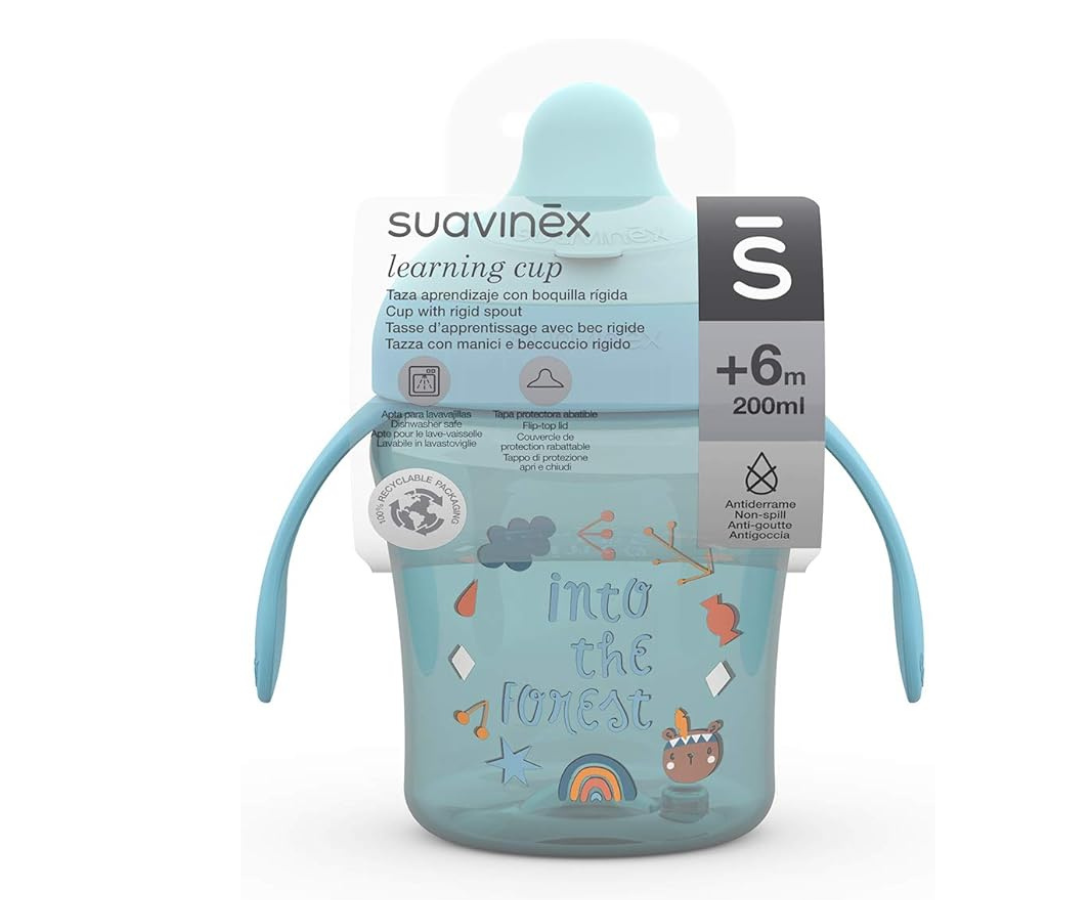 TAZA APRENDIZAJE FOREST AZUL SUAVINEX