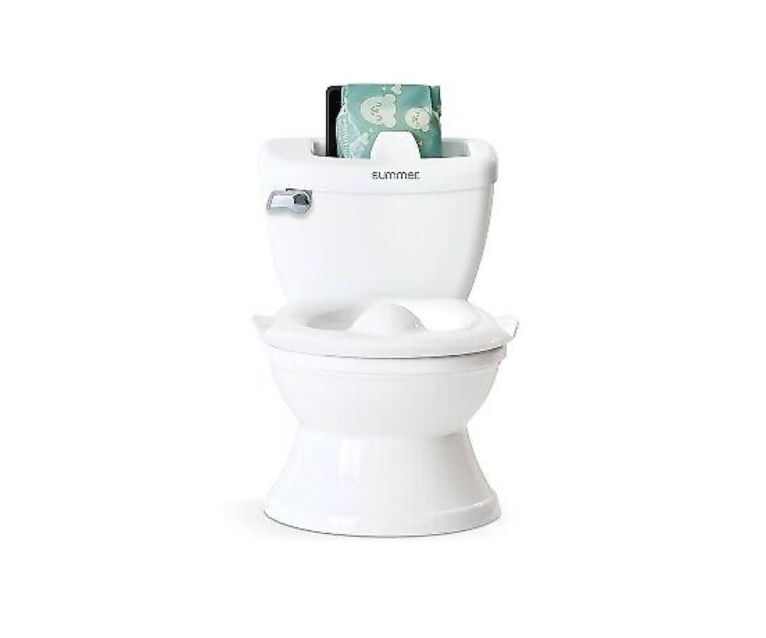 BACINILLA BLANCA MY SIZE CON ADAPTADOR Y ORGANIZADOR  SUMMER INFANT