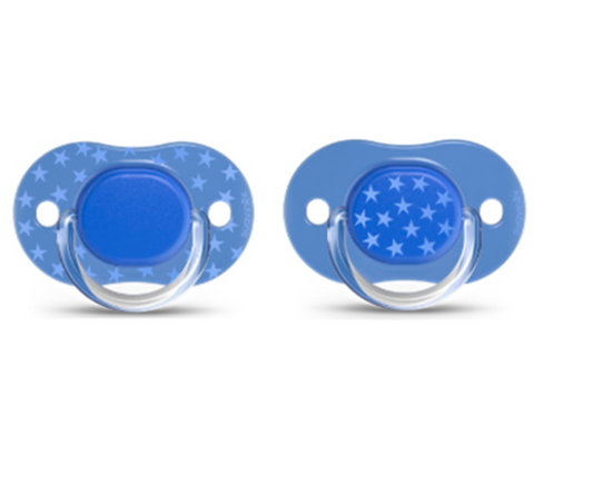 CHUPON BASICS TETI FISIO 0-6M X 2 AZUL