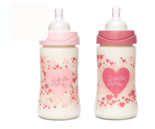 SET 5 BIBERONES REGALO  LITTLE STAR ROSADO SUAVINEX