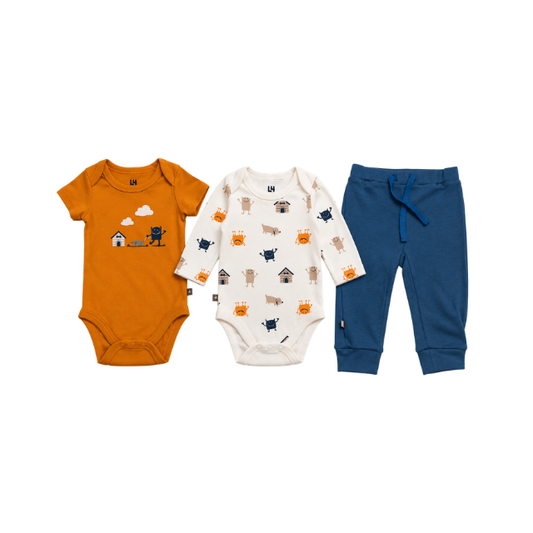 Conjunto 3 Piezas | Monster - B4baby