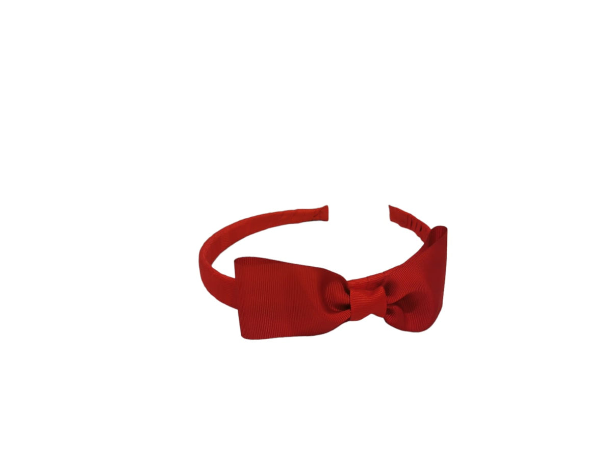 VINCHA ROJA CON LAZO