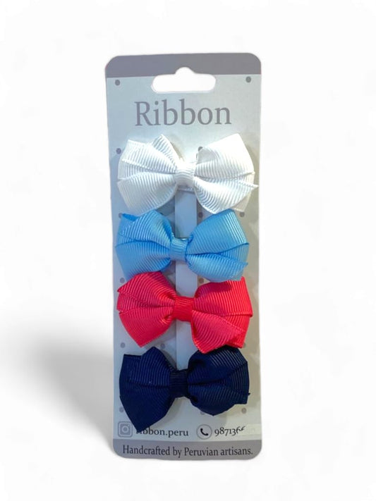 GANCHITOS PACKX4-NAUTICA-BRILLANTE RIBBON