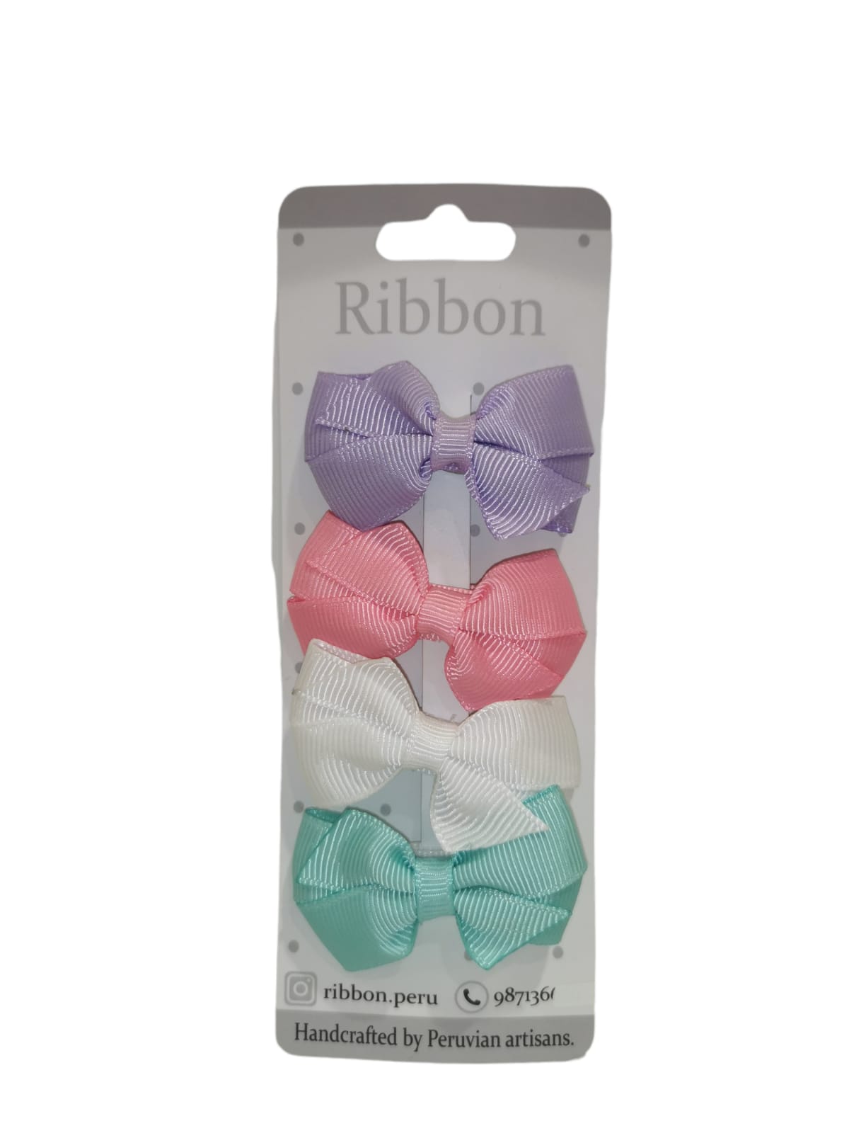 GANCHITOS PACKX4-SPRING RIBBON