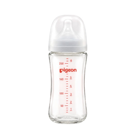 Biberon Soft Touch Plus Vidrio B/A 8 oz - Pigeon