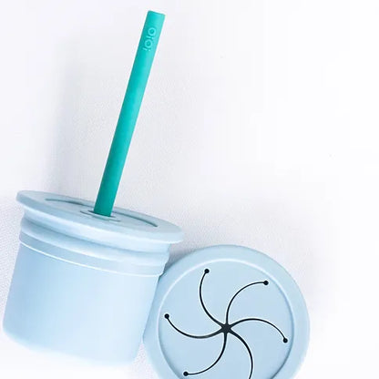 VASITO CON SORBETE + RECIPIENTE PARA SNACKS CON TA