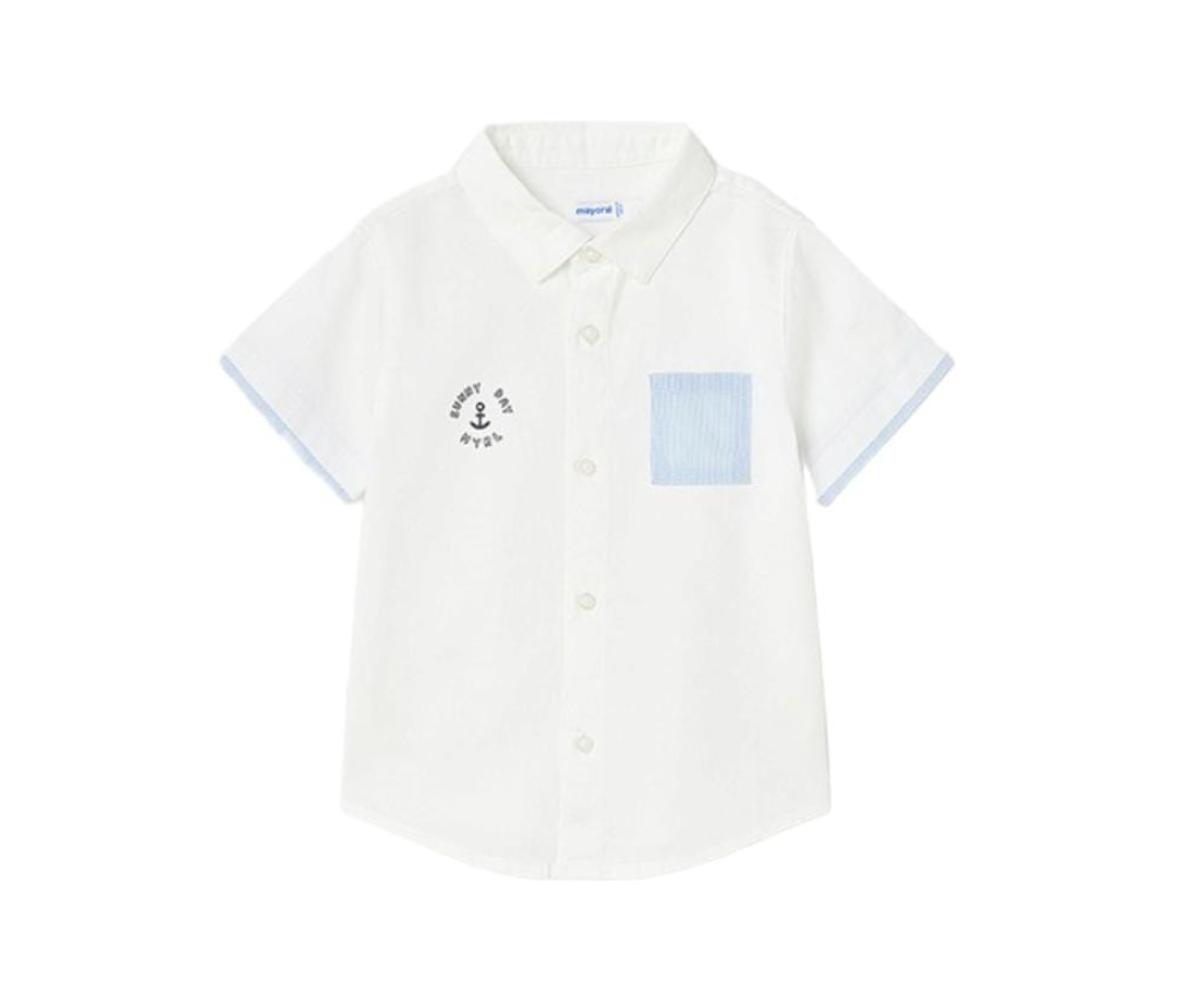 CAMISA M/C LISA CAMISERO BLANCO MAYORAL