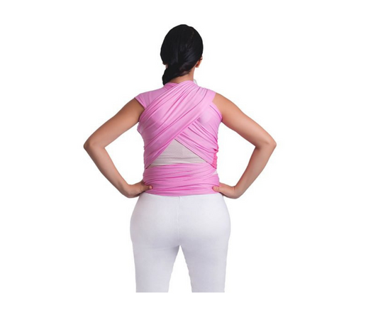 FULAR CLASICO ERGONOMICO  ROSADO CORAL MONCHITOS