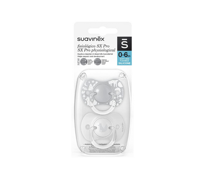 CHUPON TETI. FISIOLOGICA  SX PRO - FOX 0-6M X 2 GRIS