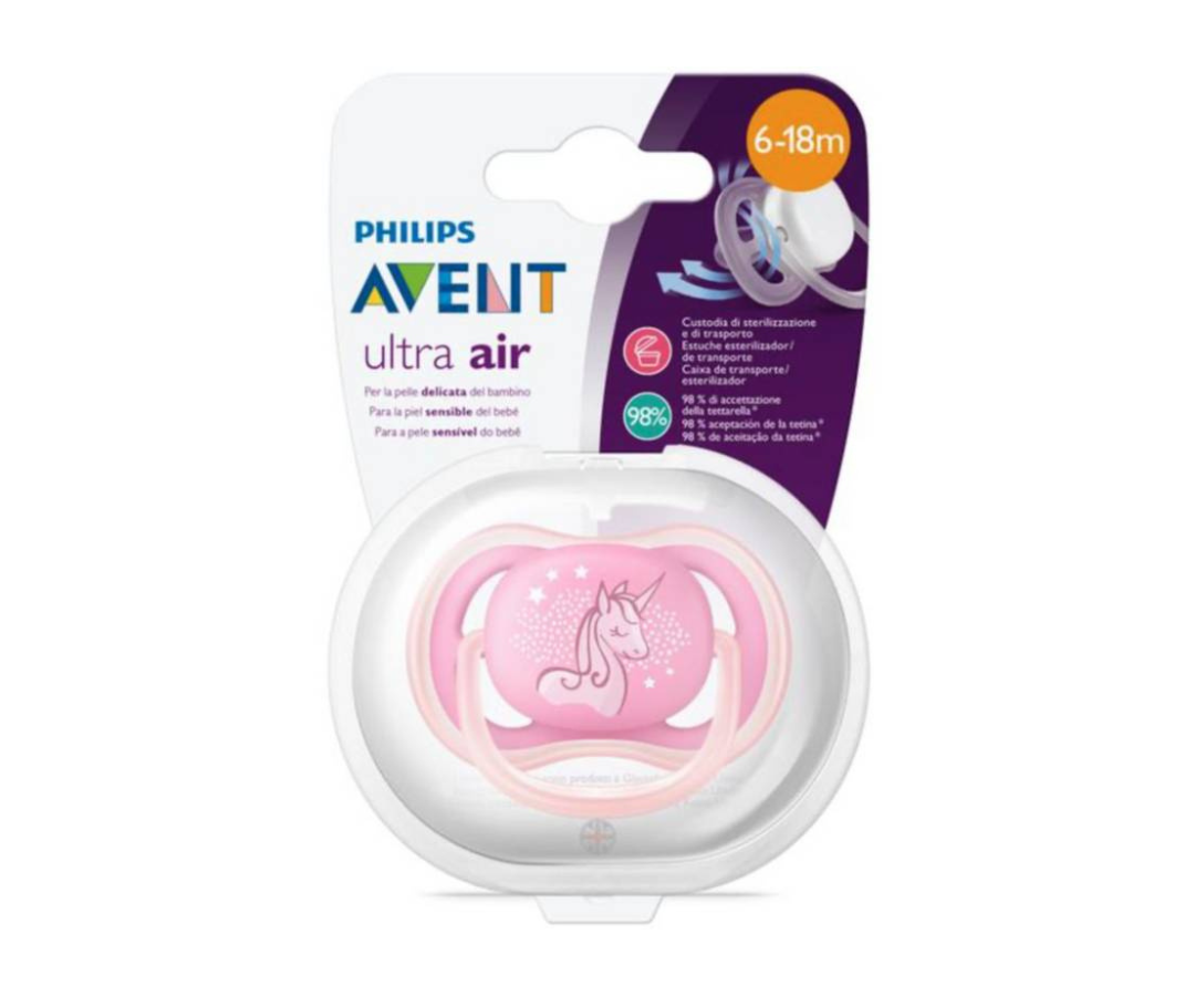 CHUPON ULTRA AIR 6-18M NIÑA X 1 UNICORNIO