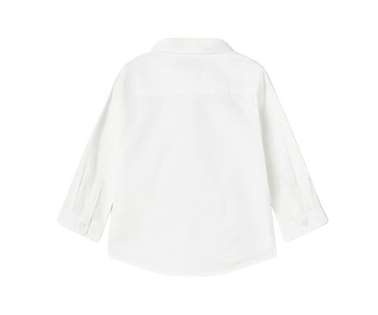 CAMISA MANGA LARGA LINO NIÑO BLANCO MAYORAL