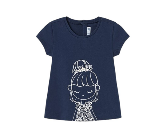 Camiseta M /C Azul Marino Mayoral