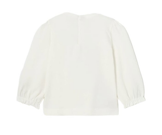 CAMISETA M/L CREMA NIÑA MAYORAL