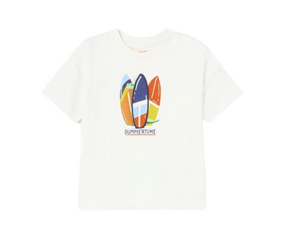 CAMISETA M/C PLAY SURF BLANCO NIÑO MAYORAL
