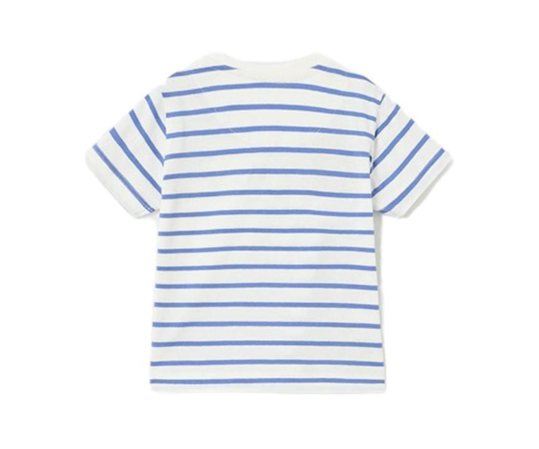 SET 2 CAMISETAS M/C RAYAS AZUL NIÑO MAYORAL