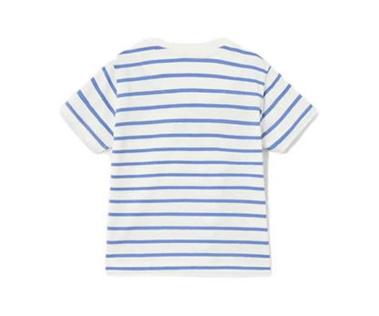 SET 2 CAMISETAS M/C RAYAS AZUL NIÑO MAYORAL