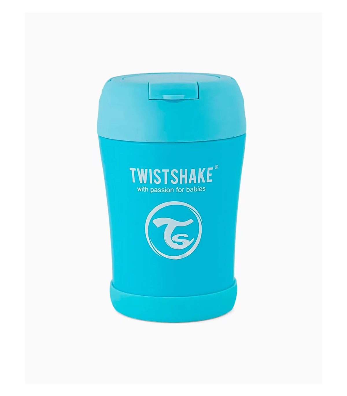 CONTENEDOR DE COMIDA 350ML CELESTE TWISTSHAKE
