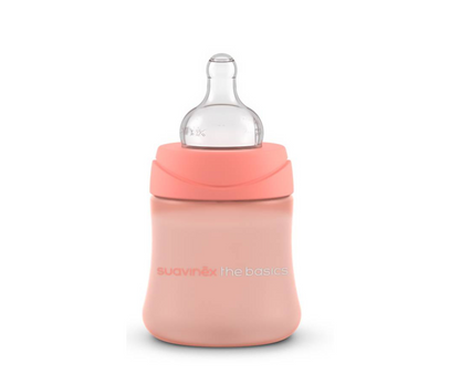 SET X2 BIBERONES THE BASICS 5OZ. ROSADO