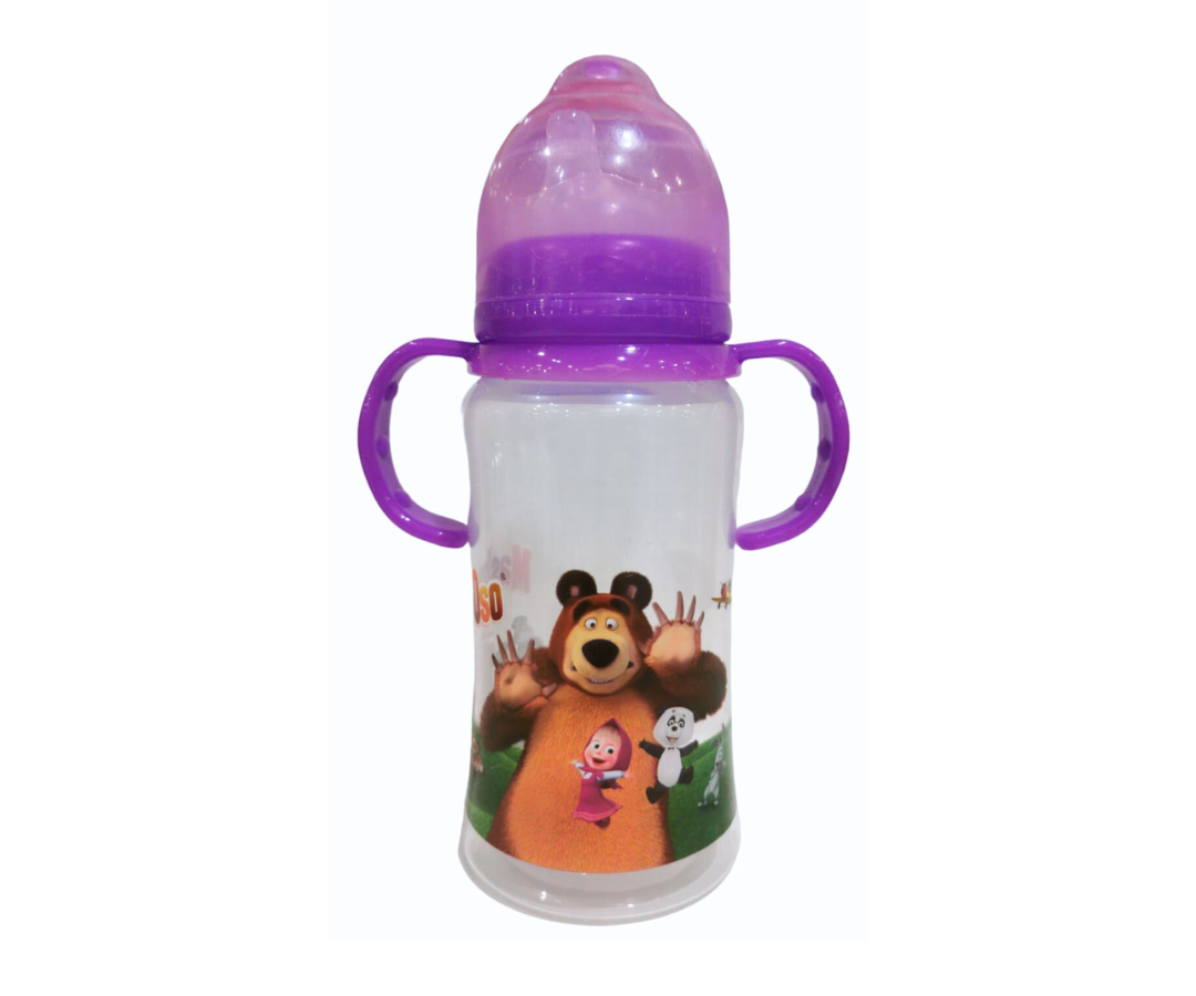 TOMA TODO CANA BIODEGRADABLE MASHA 10 OZ LILA PANDITAS