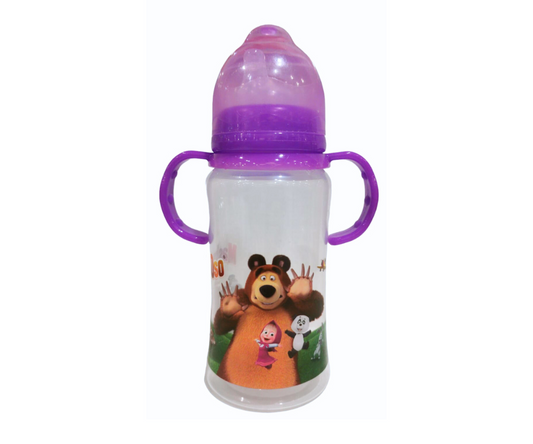 TOMA TODO CANA BIODEGRADABLE MASHA 10 OZ LILA PANDITAS